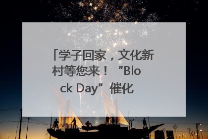 学子回家，文化新村等您来！“Block Day”催化学院式街区新生态